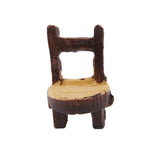 Maxbell 5 Sets of Miniature Resin Chair Table Micro Landscape Bonsai Dollhouse Decor