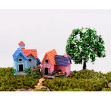 Maxbell Miniature Dollhouse Bonsai Craft Garden Resin Landscape DIY Villa Decor 4pcs