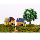 Maxbell Miniature Dollhouse Bonsai Craft Garden Resin Landscape DIY Villa Decor 4pcs