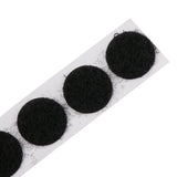 Maxbell 140 Pieces Self Adhesive Hook Loop Coins Dots 16 mm Black
