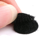 Maxbell 140 Pieces Self Adhesive Hook Loop Coins Dots 16 mm Black