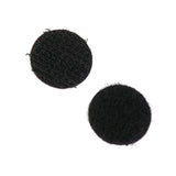 Maxbell 140 Pieces Self Adhesive Hook Loop Coins Dots 16 mm Black