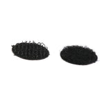 Maxbell 140 Pieces Self Adhesive Hook Loop Coins Dots 16 mm Black