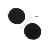 Maxbell 140 Pieces Self Adhesive Hook Loop Coins Dots 16 mm Black