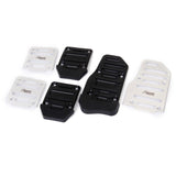 Maxbell 3pcs Non-Slip Racing Sport Manual Car  Truck Pedals Pad Cover Set Silver