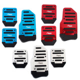 Maxbell 3pcs Non-Slip Racing Sport Manual Car  Truck Pedals Pad Cover Set Silver