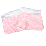 Maxbell 100pcs Clear Cookie Biscuits Snack Candy Gift Packaging Bag Bowknot Pink