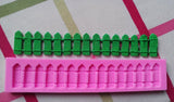Maxbell Picket Fence Silicone Fondant Cake Decorating Mold Chocolate Baking Mould
