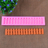 Maxbell Picket Fence Silicone Fondant Cake Decorating Mold Chocolate Baking Mould
