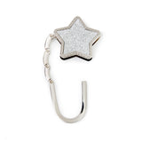 Maxbell Unisex Table Star Foldable Purse Bag Hanger Handbag Hook Holder Silver