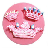 Maxbell Crown Pattern Silicone Clay Chocolate Soap Mold Mould For Fondant Cake