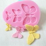 Maxbell Butterfly Pattern Silicone Clay Chocolate Soap Lace Mold Mould