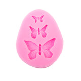 Maxbell Butterfly Pattern Silicone Clay Chocolate Soap Lace Mold Mould