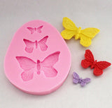 Maxbell Butterfly Pattern Silicone Clay Chocolate Soap Lace Mold Mould