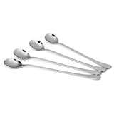 Maxbell 4 x Super Long Stainless Steel Spoons for Coffee Sodas Honey Spoon Tableware