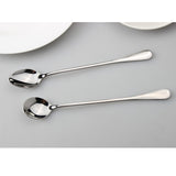 Maxbell 4 x Super Long Stainless Steel Spoons for Coffee Honey Spoon Tableware