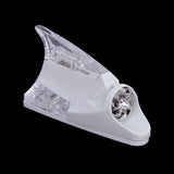 Maxbell Car Auto Wind Power LED Light Shark Fin Antenna Flash Lamp -White