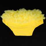 Maxbell Yellow Baby Girl Ruffle Panties Bloomers Diaper Cover S