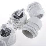 Maxbell Plastic PG63 Cable Joints Gland Connector Adaptor 42-50mm White Pack of 5