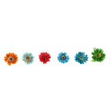 Maxbell Nail Art Decoration Sticker Dried Flower Design Stickers 3D DIY Tips Tool