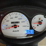 Maxbell Motorcycle Mount LCD Digital Clock - 38x26x17mm/1.5x1x0.7 inch