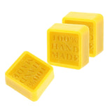 Maxbell Pack 3 Pieces 126g Natural Beeswax Wax Block Jewelry Wood Furniture Floor Stamp Polishing Wax Home Cleaning Wax