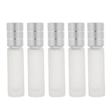 Maxbell 5 Piece 8ml Small Travel Empty Roll On Liquid Refill Bottles For Essential Perfume Cream Containers