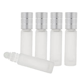 Maxbell 5 Piece 8ml Small Travel Empty Roll On Liquid Refill Bottles For Essential Perfume Cream Containers