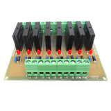 Maxbell 8-Channel 12V 2A Solid State Relay Shield Module Board For MCU, NPN Input Signal