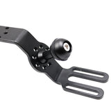 Maxbell Aluminum Alloy CNC DSLR Camera Handle Grip Stabilizer Hand Grip Mount with Ball Head - Black