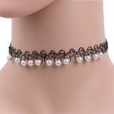 Maxbell Fashion Gothic Tattoo Choker Necklace Bracelet Ring Anklet Vintage Henna Jewelry Set