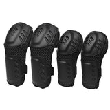 Maxbell Adults Protective Gear Knee & Elbow Pads with Elastic Straps for Motorcycle Skating Skateboarding Cycling