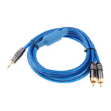 Maxbell RCA Cable 3.5mm Male To 2-Male RCA Cable Splitter Audio RCA Male Cable 2m