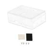 Maxbell Case Cover Enclosure Shell Box w/ Air Hole for Raspberry Pi 3B+/3B/2B Clear