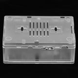 Maxbell Case Cover Enclosure Shell Box w/ Air Hole for Raspberry Pi 3B+/3B/2B Clear