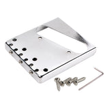 Maxbell Chrome Electric Guitar 3 Saddles Bridge for Fender Tele TL Style Guitar Replacement