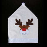 Maxbell Christmas Non Woven Chair Cover Christmas Dinning Tableware Deer