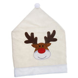 Maxbell Christmas Non Woven Chair Cover Christmas Dinning Tableware Deer