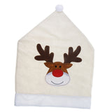 Maxbell Christmas Non Woven Chair Cover Christmas Dinning Tableware Deer