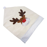 Maxbell Christmas Non Woven Chair Cover Christmas Dinning Tableware Deer