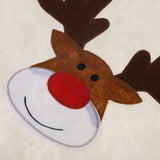 Maxbell Christmas Non Woven Chair Cover Christmas Dinning Tableware Deer