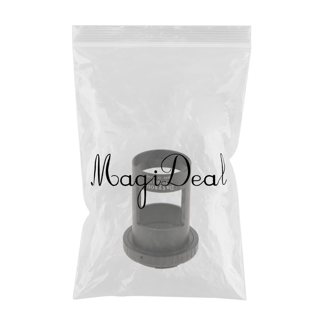 Maxbell T Ring Lens Adapter for Sony Alpha SLR Photography Sleeve M42 Thread Aluminum for Landscape Lens Spotting Scope (Black)