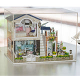 Maxbell 1:24 Scale DIY Handcraft Miniature Project Kit Wooden Dolls House - Ireland Town Kids Birthday Gift