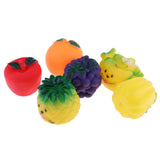 Maxbell 6x Squeezing Squeaky Soft Fruit Anti Stress Venting Toy Pinch Toy Pretend Role Play Game