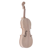 Maxbell 1 Set Spruce Wood Unfinished 4/4 Size Violin DIY Kits Fiddle Material Gift for Kids Friends