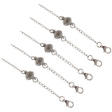 Maxbell 5pcs Powerful Round Magnetic Clasps With Lobster Clasp For Jewelry Findings