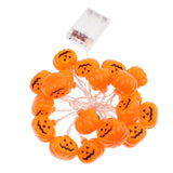 Maxbell Battery Operated 2m 20LED Light Up Pumpkin Halloween Hanging Party Decoration Prop ( Warm White )