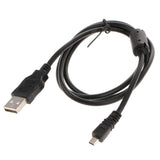 Maxbell 1 m/3.28ft 8 Pin USB Sync Data Cable Charging Cord For Nikon Digital SLR Camera - Black