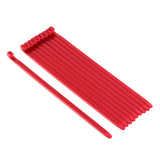 Maxbell 10Pcs Alloy Tent Peg Nail Stake Hook Ground Stick Outdoor Camping Hiking Tarp Canopy Red