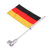 Maxbell Metal Silver Motorcycle Luggage Bracket Flag Pole Fit for Honda GoldWing GL1500/1800